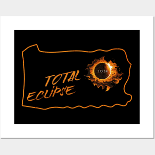 Total Eclipse 2024 Pennsylvania Posters and Art